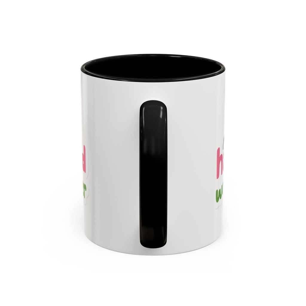 Hard Worker Coffee Mug — Cute Construction Worker Accent Mug (11/15oz)