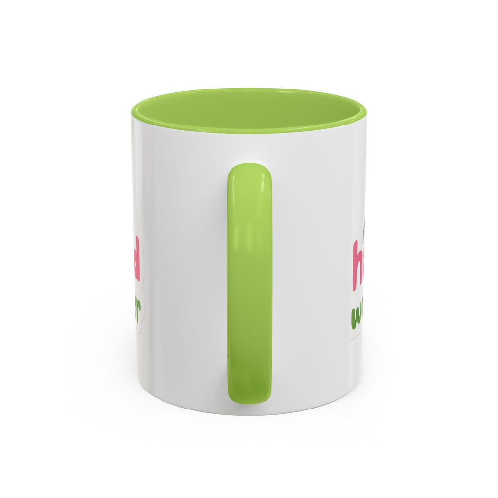 Hard Worker Coffee Mug — Cute Construction Worker Accent Mug (11/15oz)