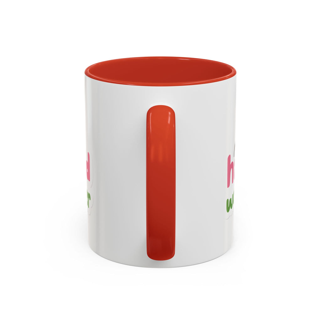 Hard Worker Coffee Mug — Cute Construction Worker Accent Mug (11/15oz)