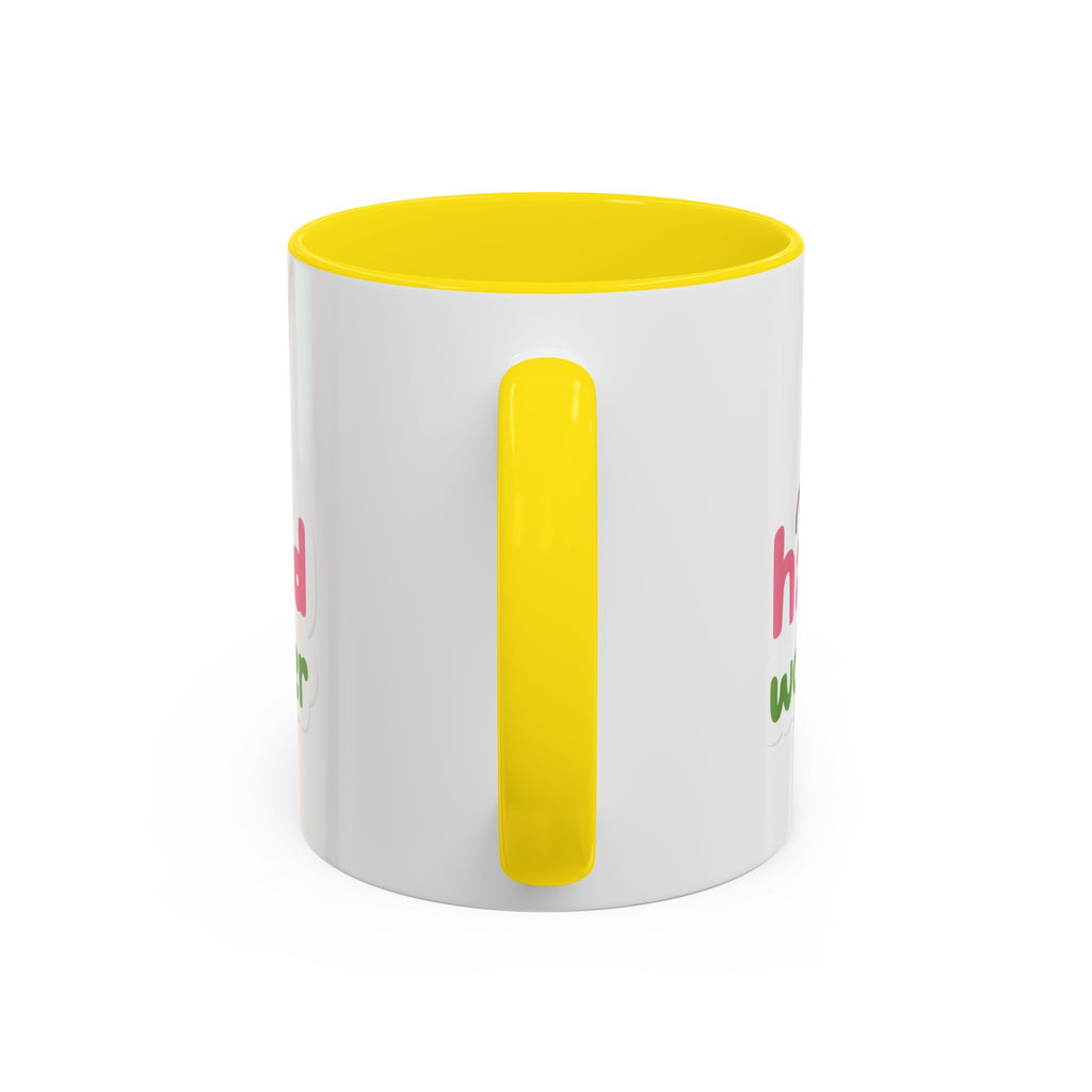 Hard Worker Coffee Mug — Cute Construction Worker Accent Mug (11/15oz)