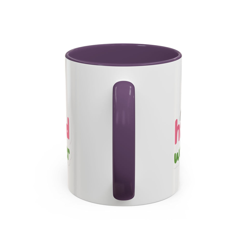 Hard Worker Coffee Mug — Cute Construction Worker Accent Mug (11/15oz)