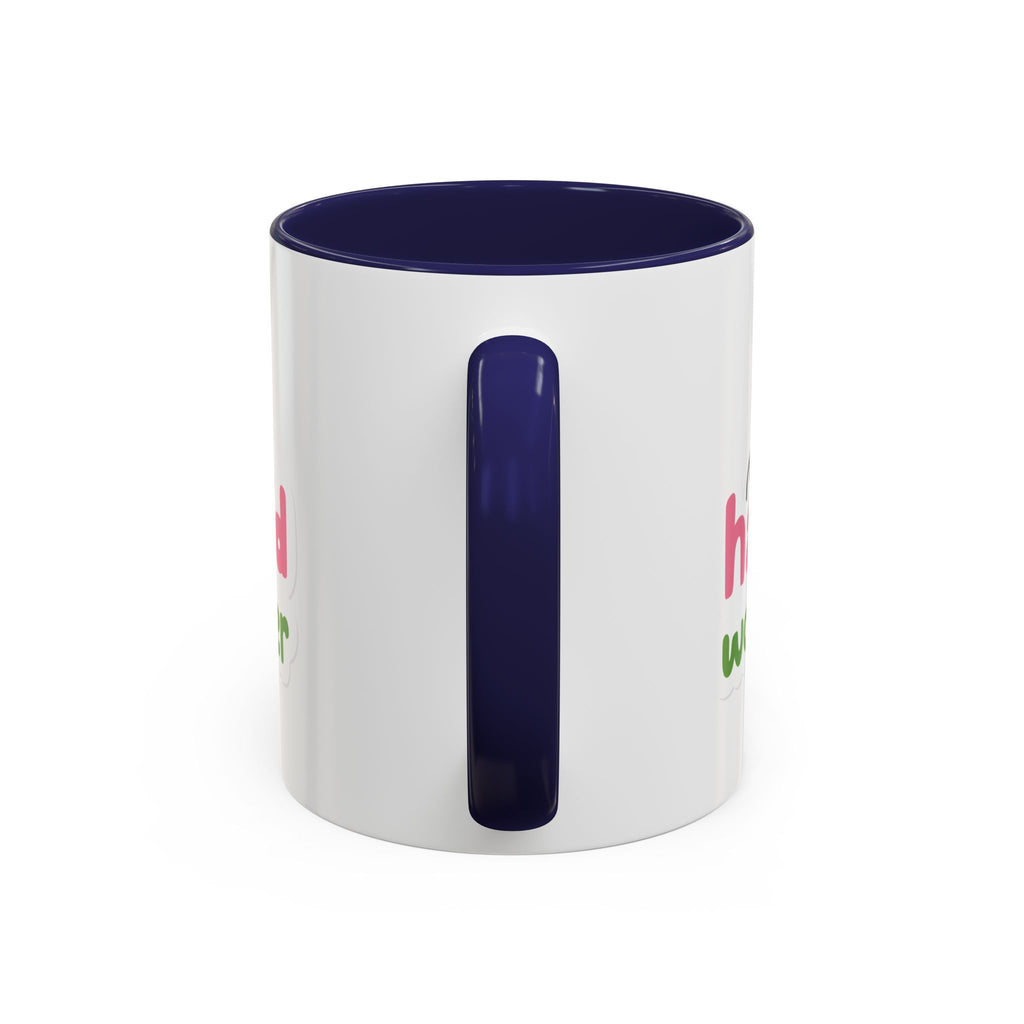Hard Worker Coffee Mug — Cute Construction Worker Accent Mug (11/15oz)