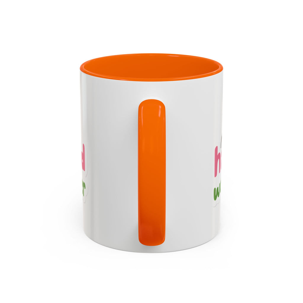 Hard Worker Coffee Mug — Cute Construction Worker Accent Mug (11/15oz)